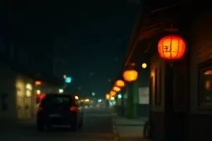《镜头语法十二讲》封面：雨夜街道的分镜草图